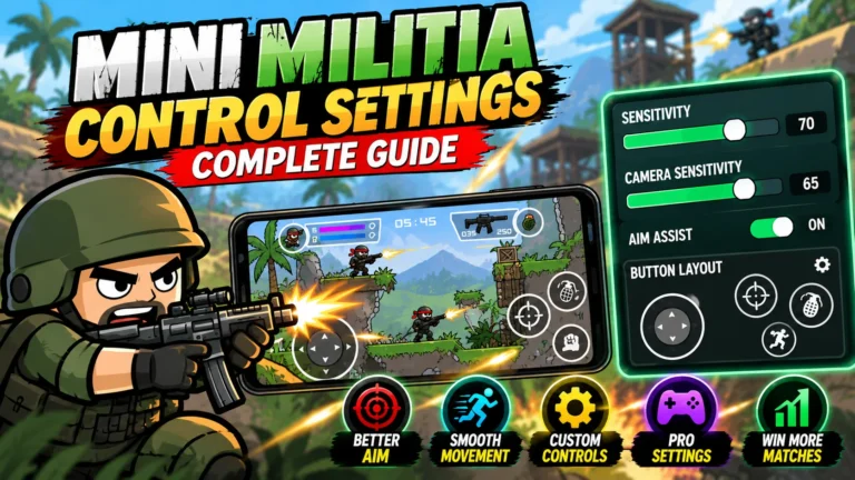 Mini Militia control settings